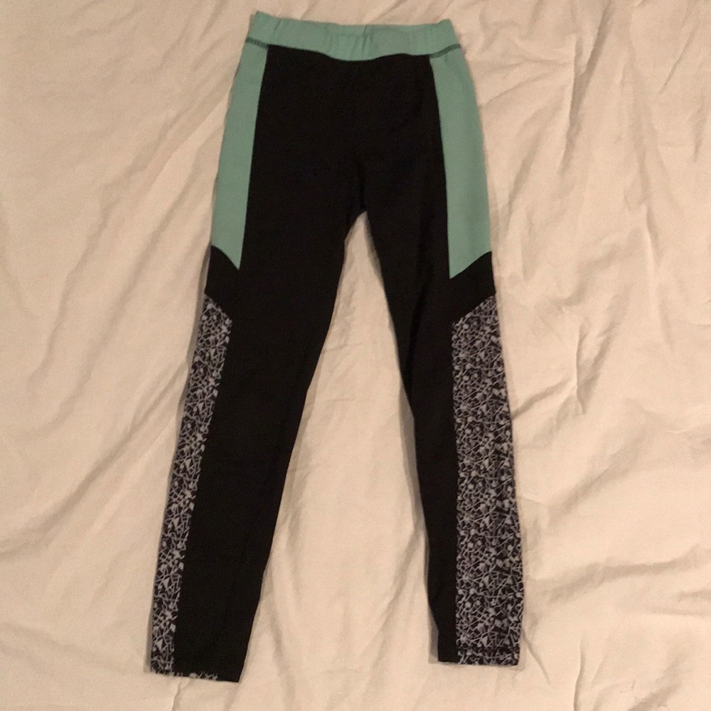 Girls color block leggings
